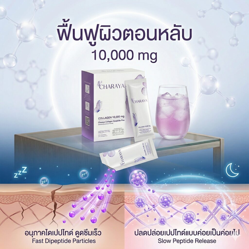 คืนวันอาทิตย์ดูแลตัวเองอย่างไร, รูทีนกู้ผิวโทรม, คอลลาเจนผิวใส, คอลลาเจนก่อนนอน, คอลลาเจน ไดเปปไทด์ 5000 mg, คอลลาเจน เปปไทด์ 5000 mg, บำรุงข้อต่อเบื้องต้น, ชาเรญ่า คอลลาเจน