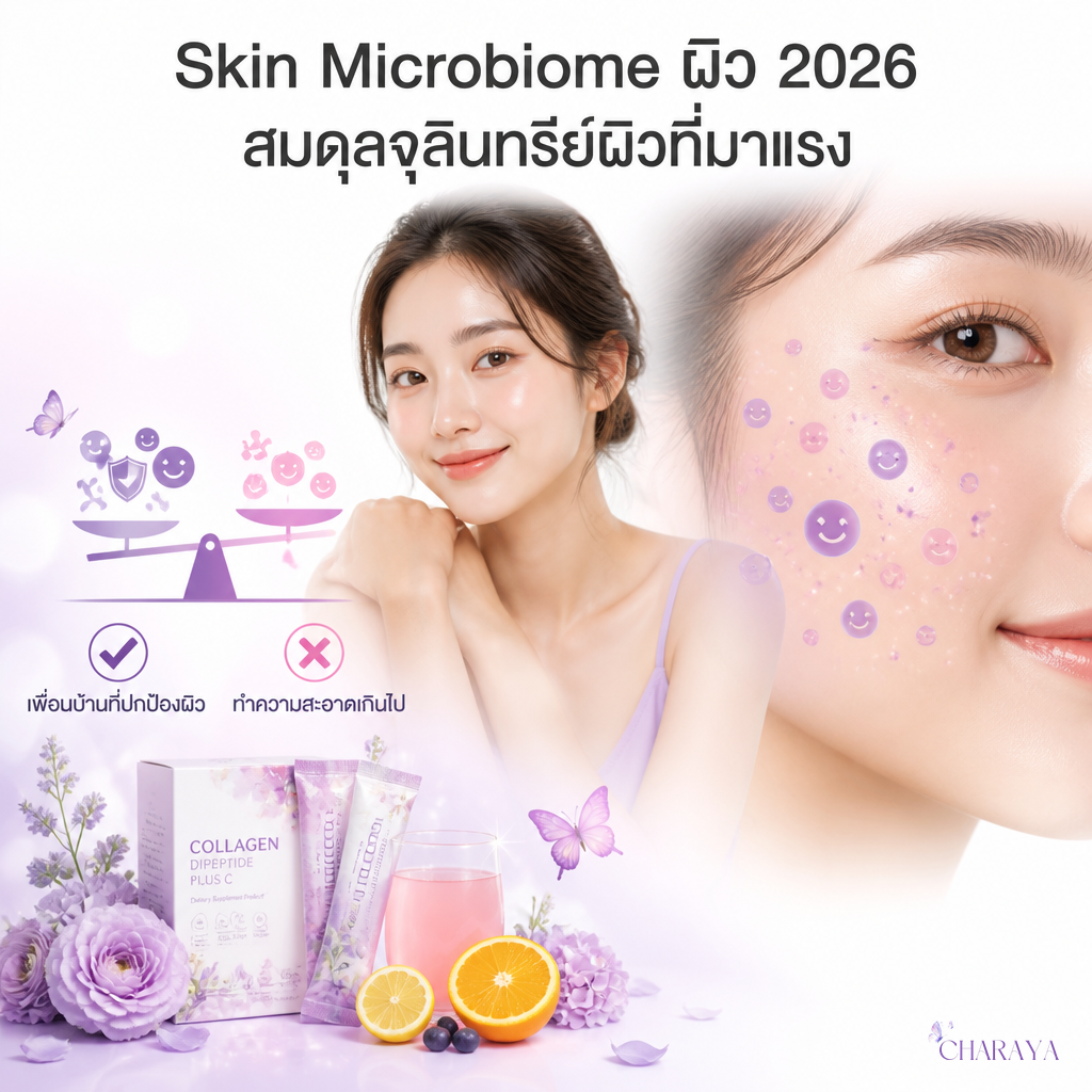 Skin Microbiome ผิว 2026: สมดุลจุลินทรีย์ผิวที่มาแรง